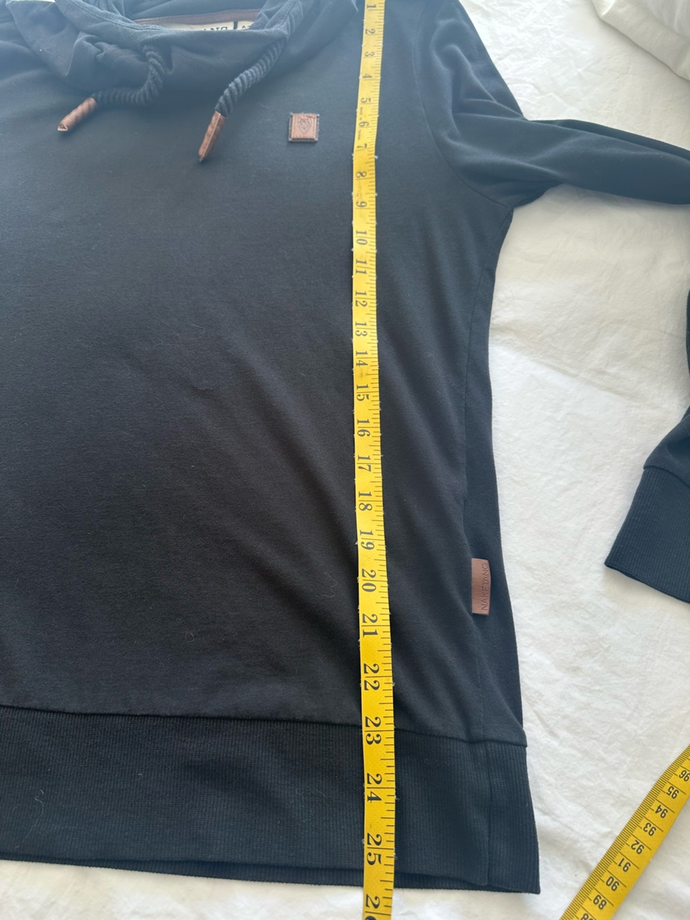 Naketano black hoodie with brown accents, size medium - Picture 13 of 16